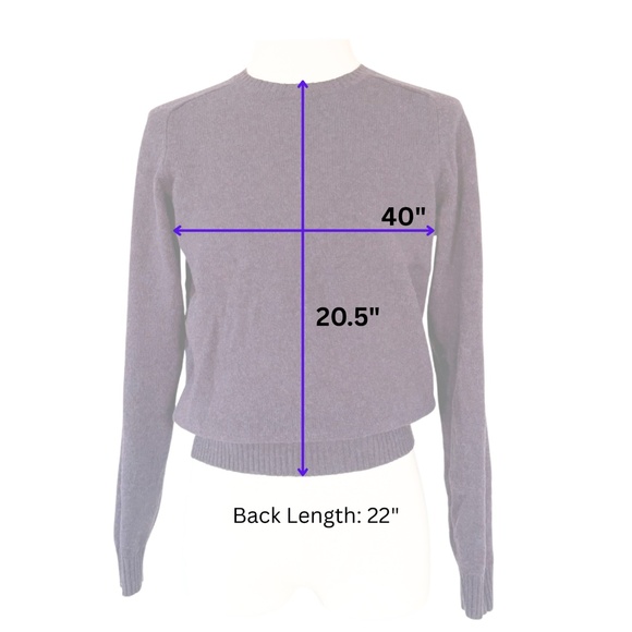 Uniqlo | Unisex Premium Lambswool Sweater - Eggplant Purple | Size S - Picture 9 of 9